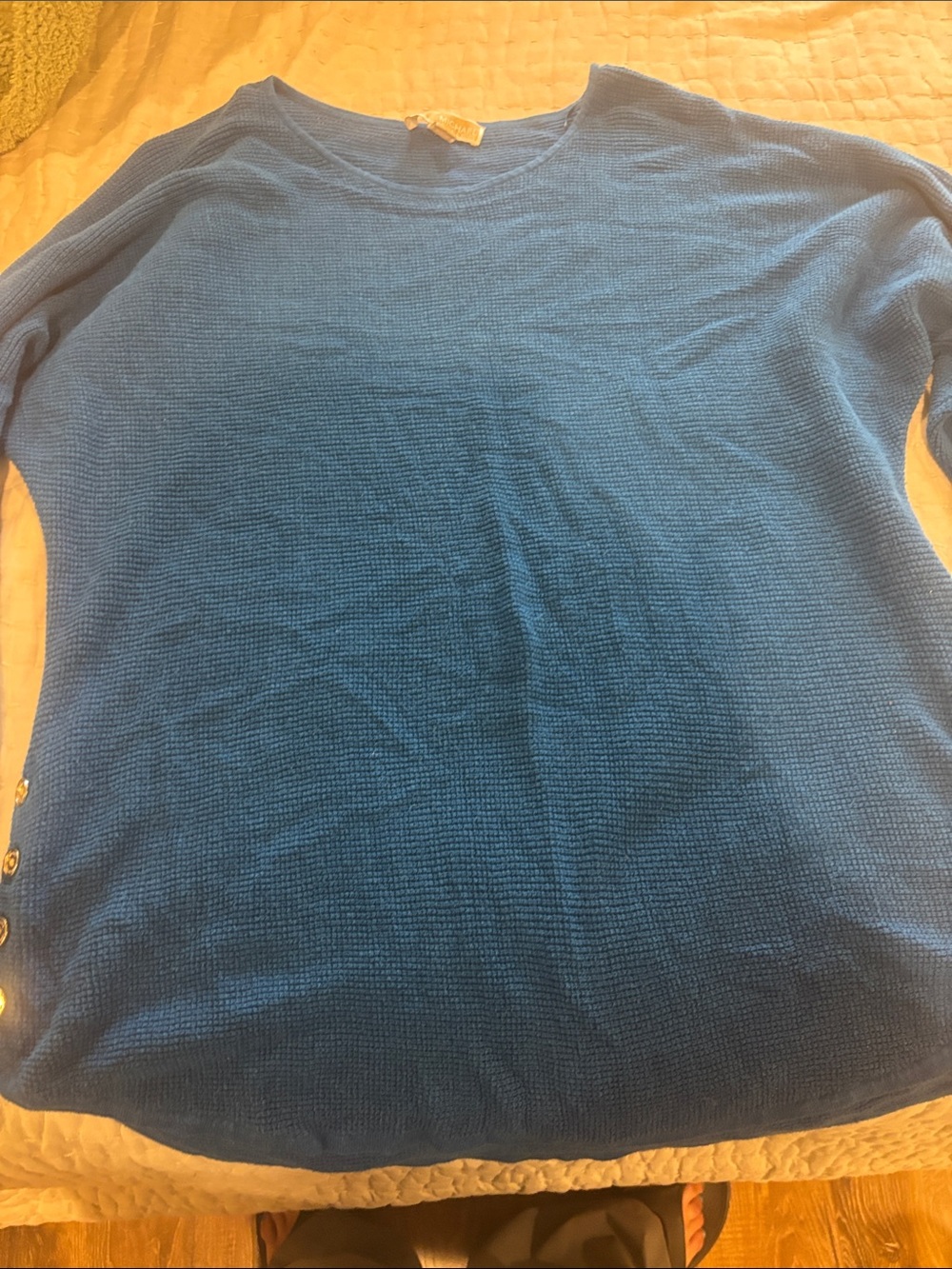 Women’s Michael Kors size XL Blue Crewneck Sweater - Casual Knit